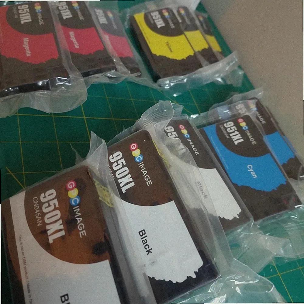 12 Pack GPC Image Printer Ink 950XL 951XL Black Yellow Cyan Magenta NEW Sealed