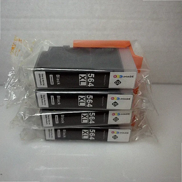 2PK 564XL Photo Black Ink for HP Photosmart 5520,5514,5515,5510,office Jet 4620
