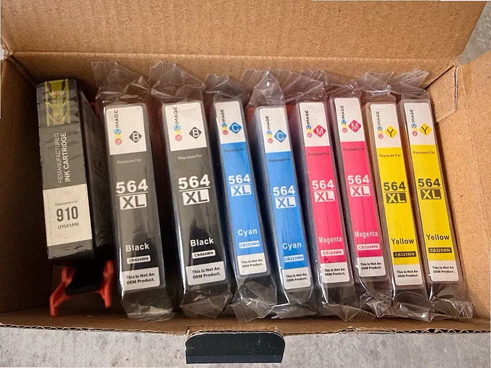 GPC Image Compatible Ink Cartridge's 564 XL Black/Cyan/Magenta/Yellow 8 Included