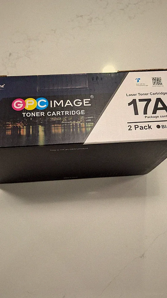 Gpc Image Ink Cartridge 17A For Use In HP M102W-M102A - 2 Pack Black