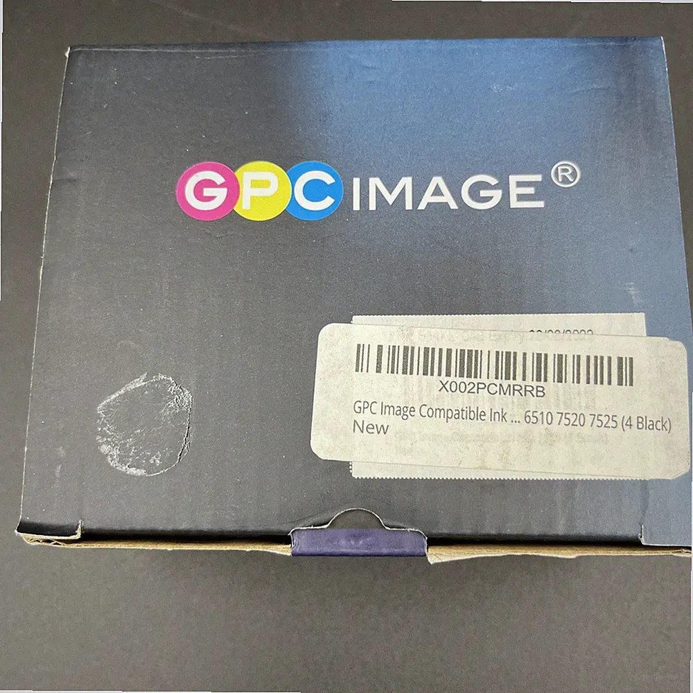GPC image ink Cartridge 564XL replacement For H.P. 3 Sealed Cartridges Open Box