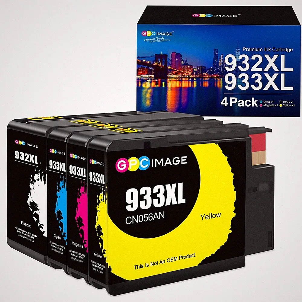 GPC Image Remanufactured Ink Cartridge Replacement for HP 932XL 933XL 932 933...