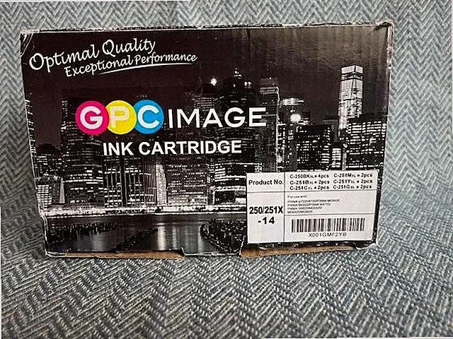 New Open Box GPC Image Premium Ink Cartridge 9 In Wrapper Various Colors