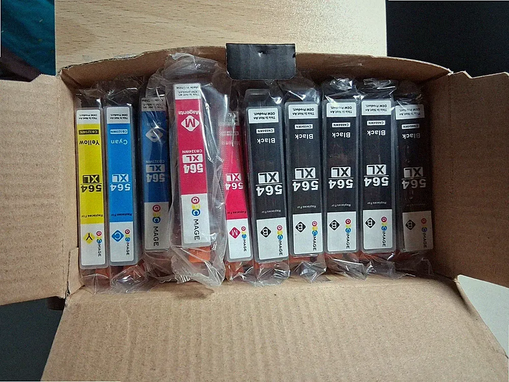 XL GPC Image Ink Cartridge Set New In Box Set Of 10 Made In USA - 564